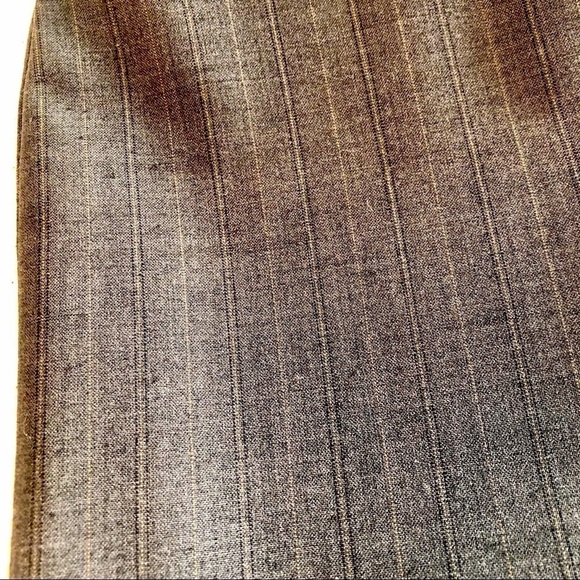 Gap Pants Charcoal Grey Pinstripe Cropped Dress Pants Stretch size 2 - Picture 4 of 16